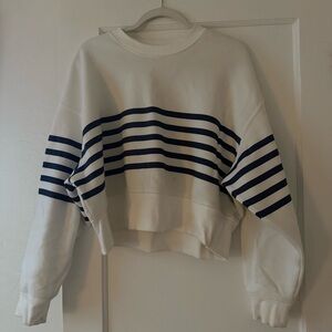Bershka Striped Sweatshirt